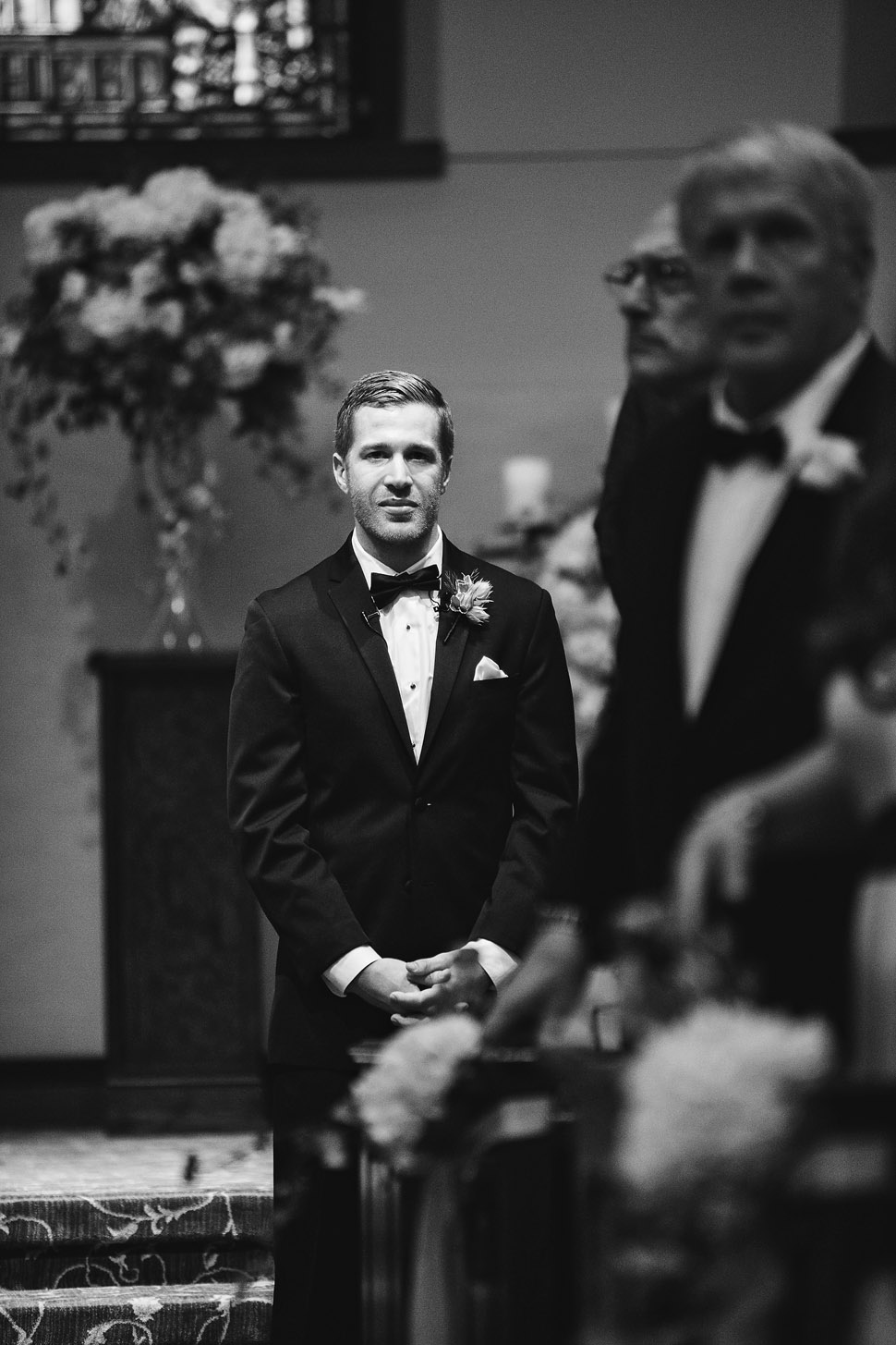 Wedding Ceremony At The Heights Baptist Church, Texas © John Christopher Photographs | Dallas Wedding and Portrait Photographer